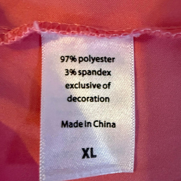 Women's Serenedelicacy Pink & White Pajama Top XL - Picture 7 of 9